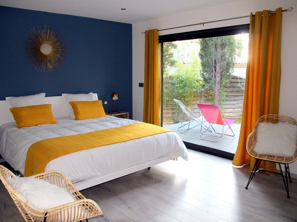 maison-chambre-hotes-montpellier-herault-cassiopee-lit-double